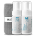Brillenschaum mit kolloidalem Silber, 2 x 100 ml im Set mit Mikrofasertuch