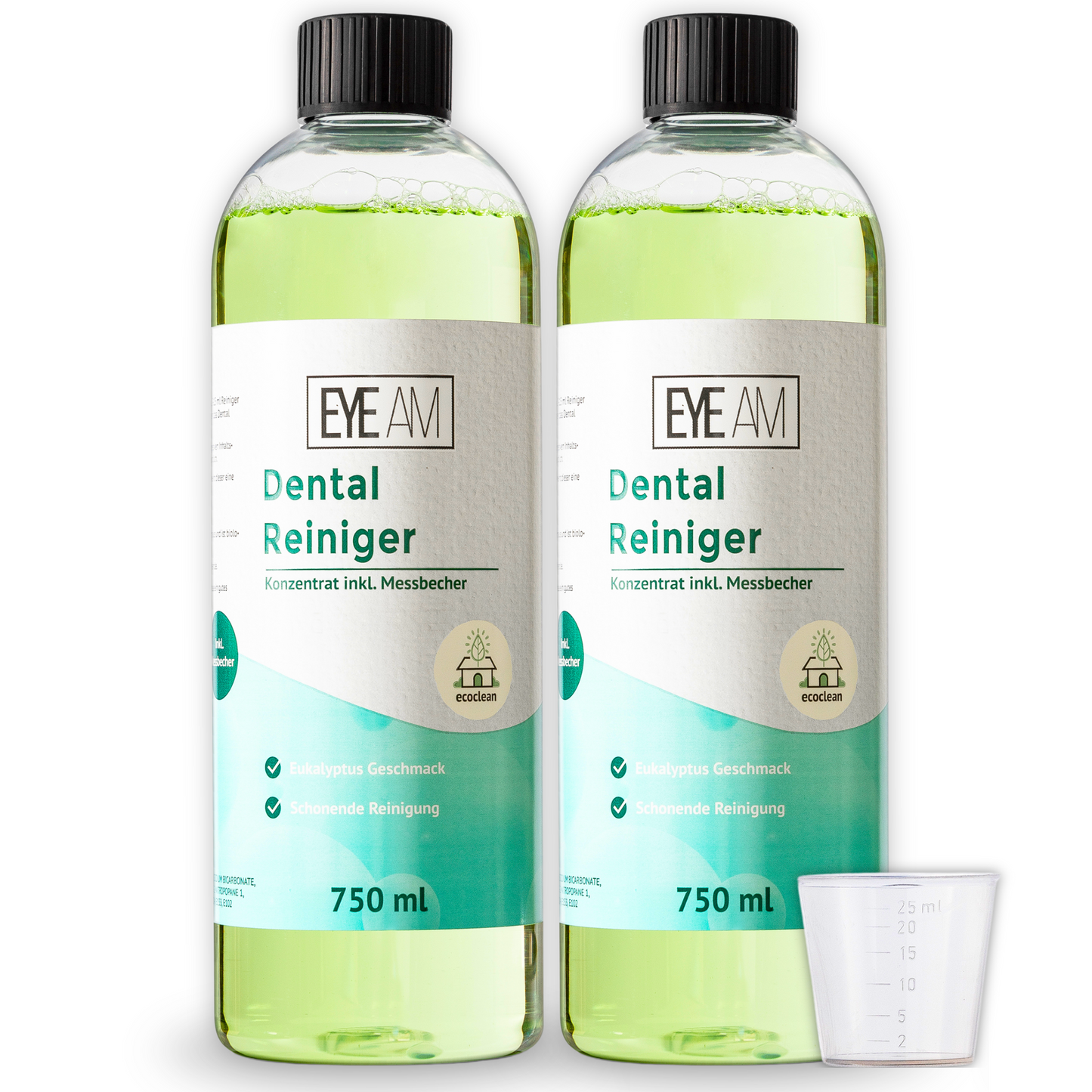 EyeAm Ultraschallreiniger für Zahnersatz und Dentalgeräte – Konzentrat