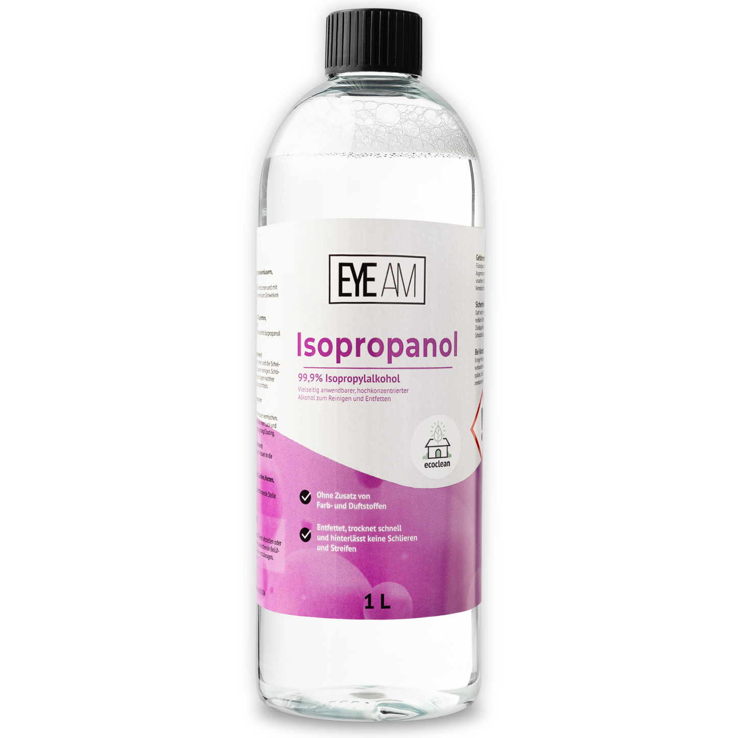 Isopropanol  IPA 99,9% – Hochreiner Reinigungsalkohol in großer Flasche