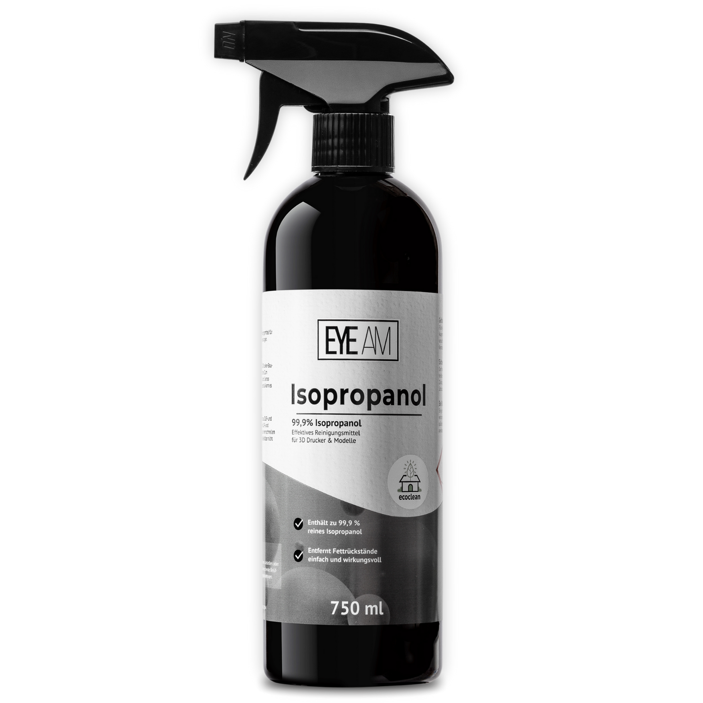 Isopropanol 99% Sprühflasche – ideal für 3D-Druck Nachbearbeitung, Sprüh-Isopropanol für 3D-Druckreinigung – präzise & praktisch