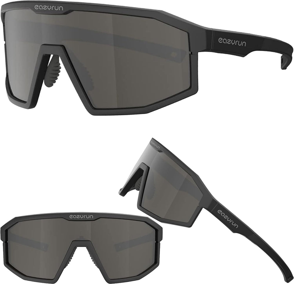 
                  
                    Fahrradbrille / Sportbrille für Damen & Herren – Sonnenbrille für Sport, Laufen, MTB & Outdoor Modell: EAZYRUN
                  
                