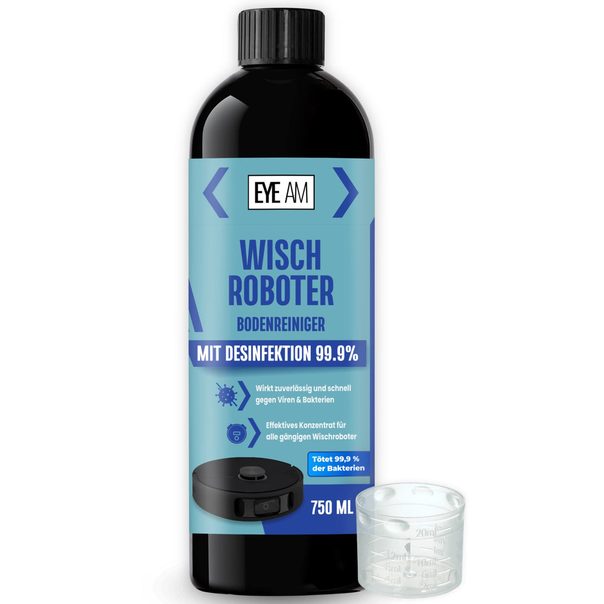 Kraftvoller Bodenreiniger mit Desinfektion für streifenfreie Sauberkeit. Entfernt Schmutz, Flecken und Bakterien auf allen Hartböden, ideal für ein hygienisches Zuhause.